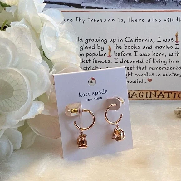 NWT KATE SPADE ♠️ RISE & SHINE DROP HUGGIES - Picture 7 of 10